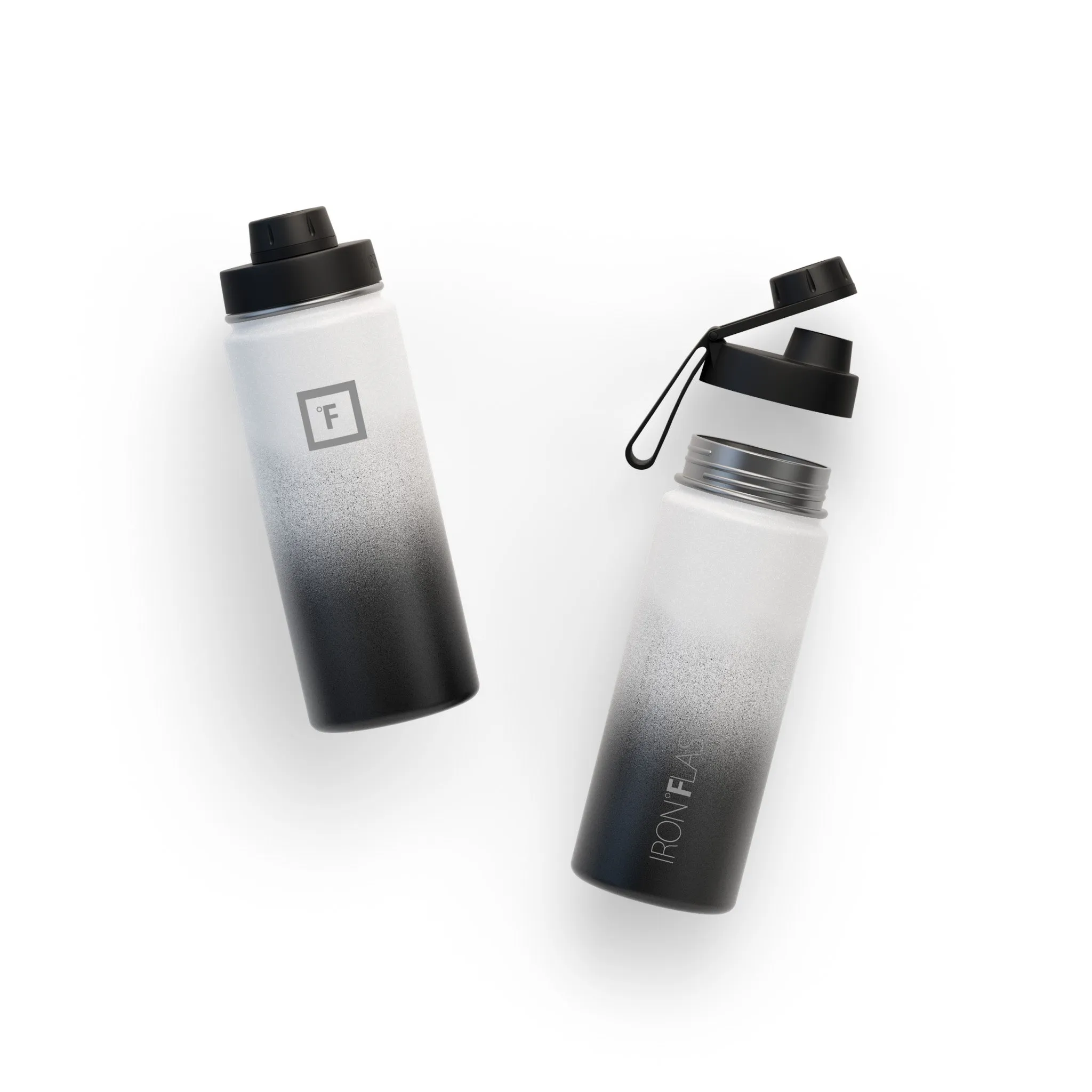 18 Oz Wide Mouth Water Bottle with Spout Lid