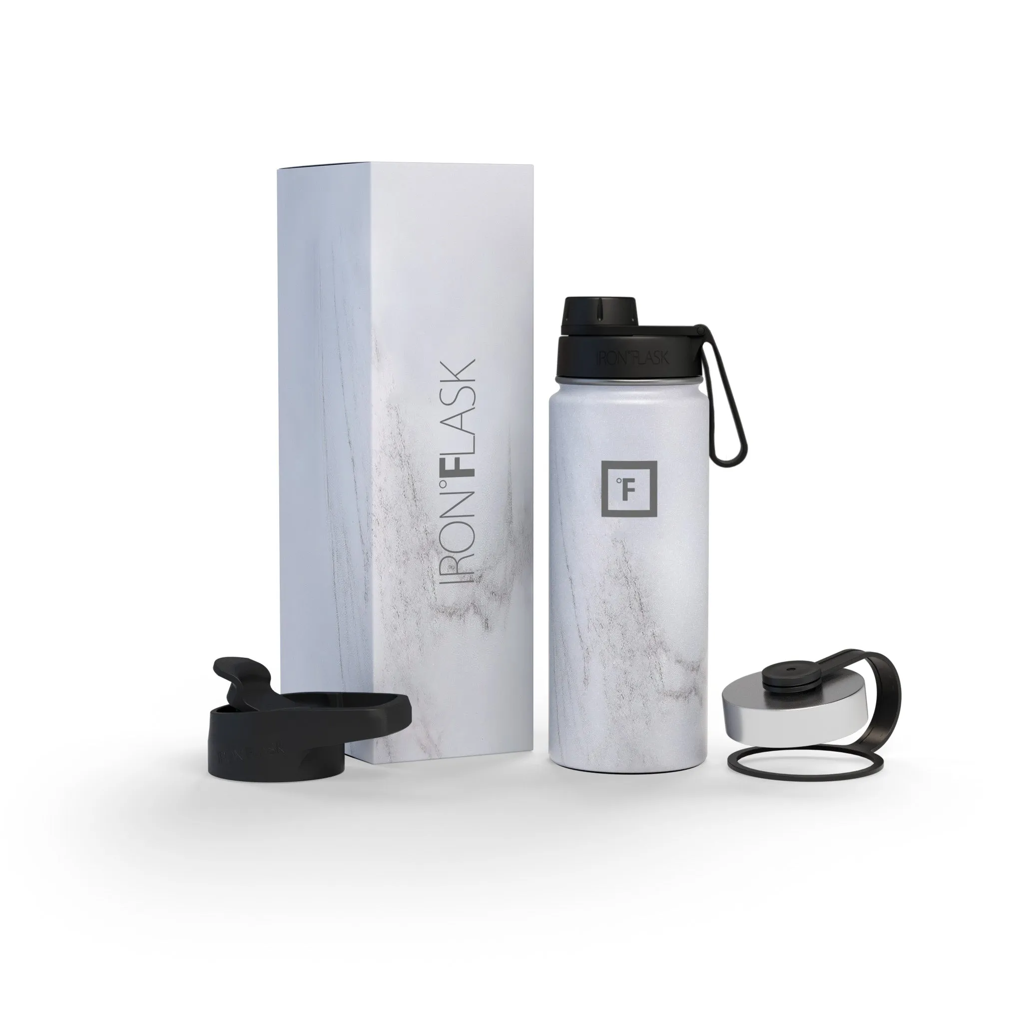 18 Oz Wide Mouth Water Bottle with Spout Lid