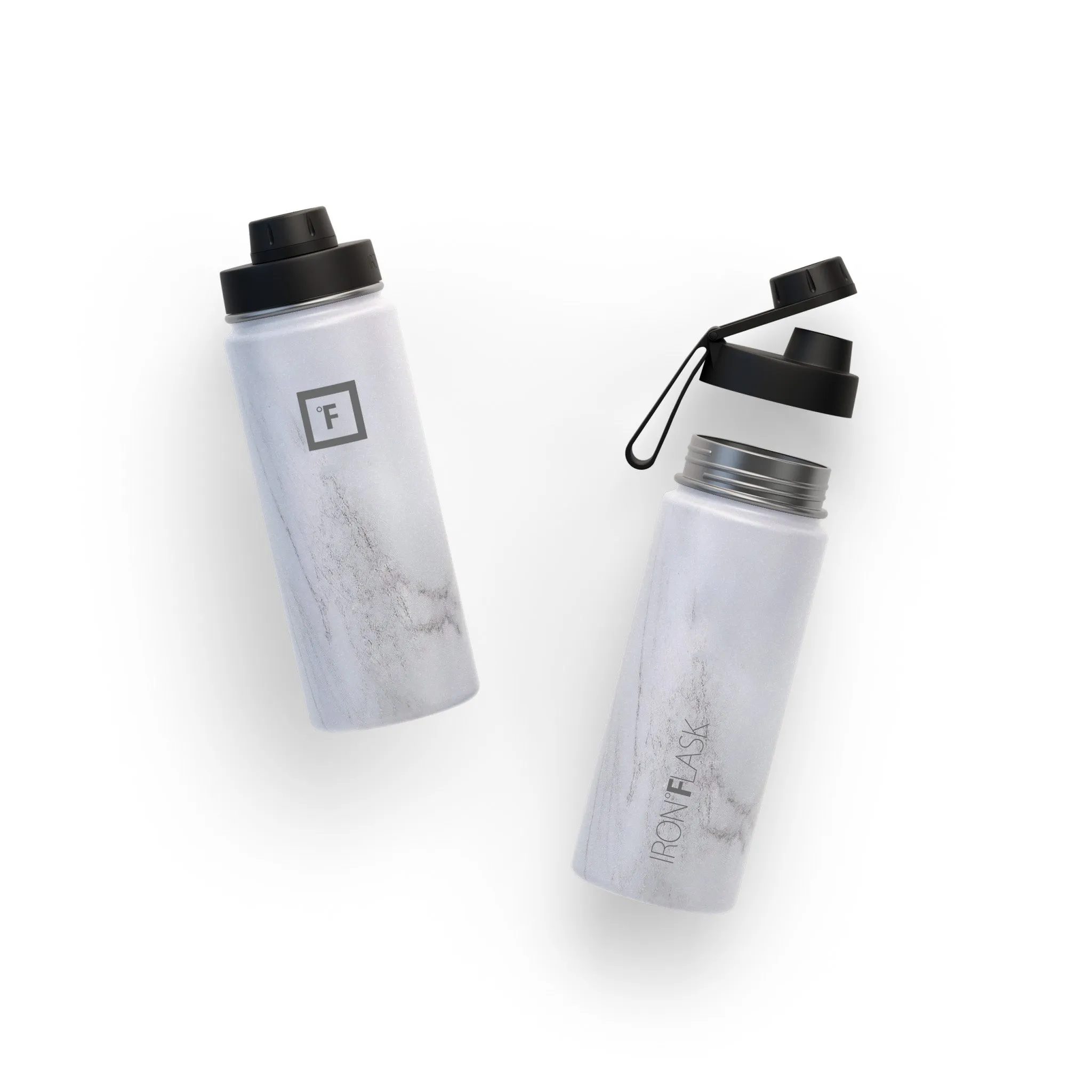 18 Oz Wide Mouth Water Bottle with Spout Lid