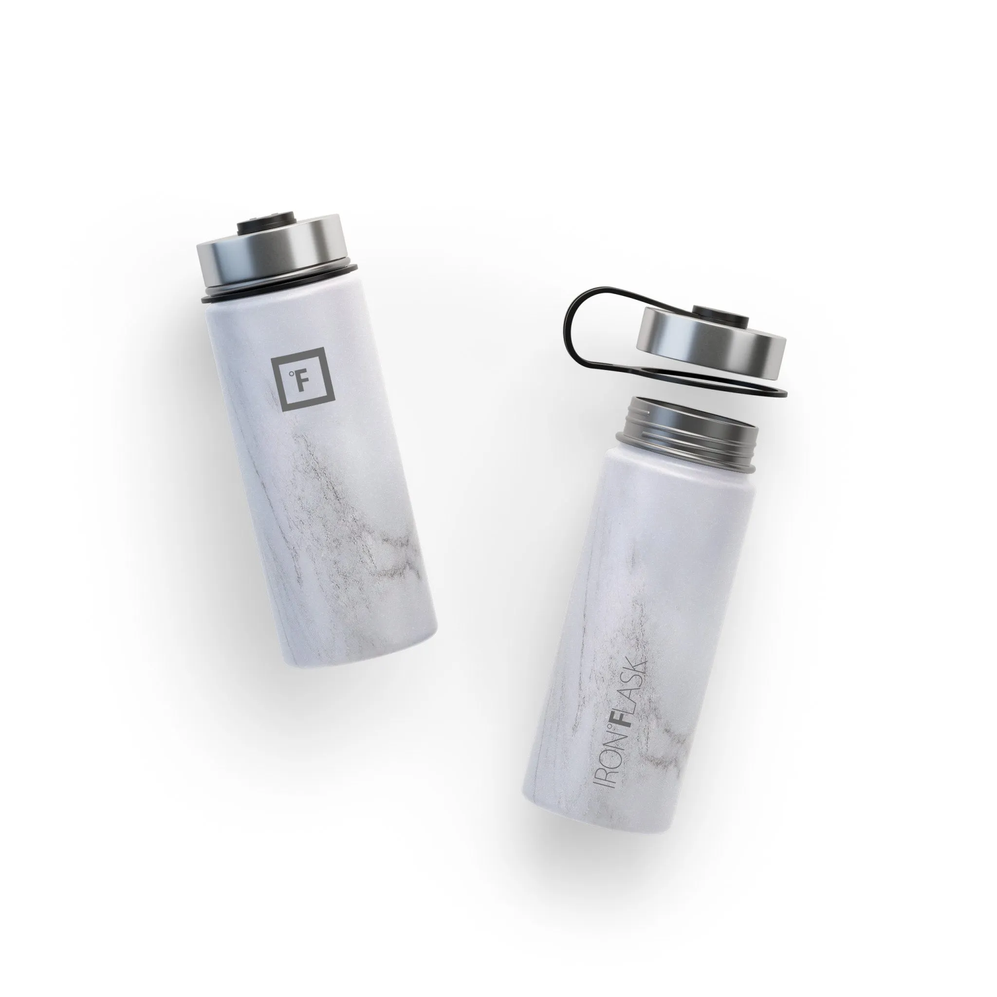 18 Oz Wide Mouth Water Bottle with Spout Lid