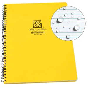 8.5" x 11" Rite in the Rain® All-Weather Side Spiral Notebook with Universal Pattern