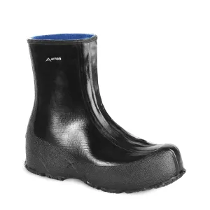Acton Men's Work Boot Overshoes Bradford - Warm & Waterproof Natural Rubber, Fleece Lined, Anti-Corrosive Zipper, Durable Nylon Band | Sizes 6-13