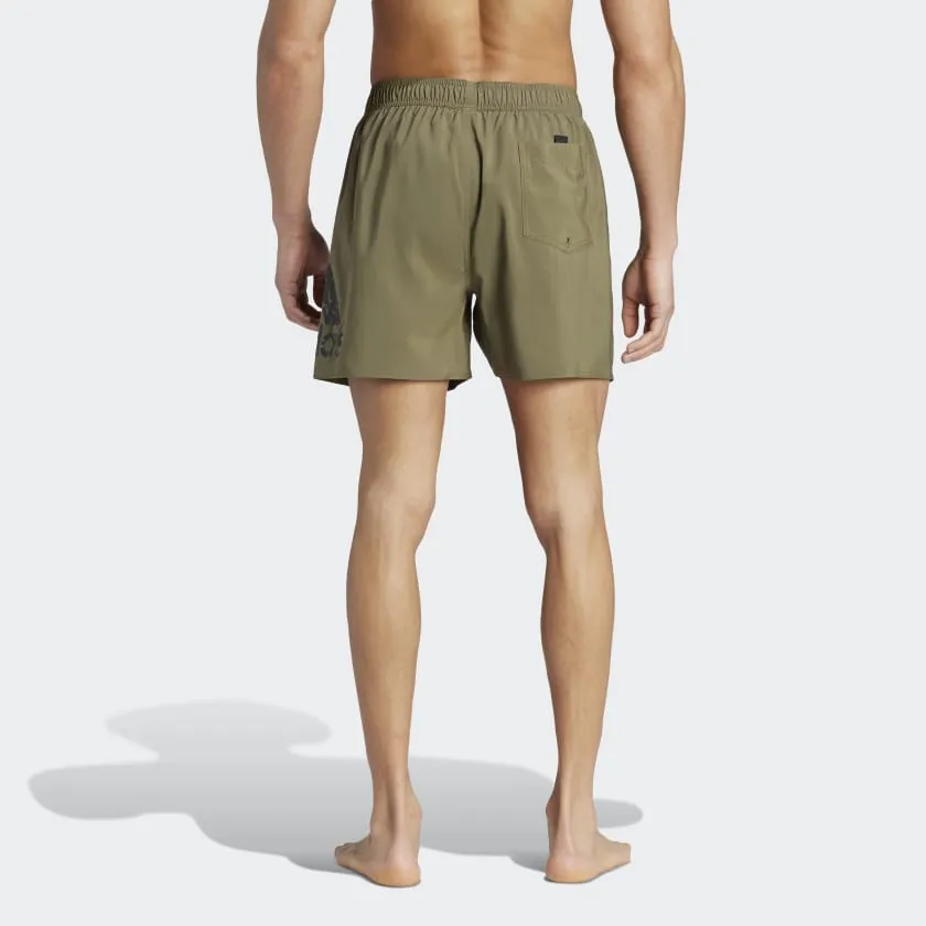 ADIDAS BIG LOGO CLX SHORT-LENGTH SWIM SHORTS - IA5389
