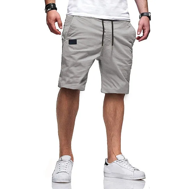 Adventure-ready Men's Outdoor Cargo Shorts in ArmyGreen Black
