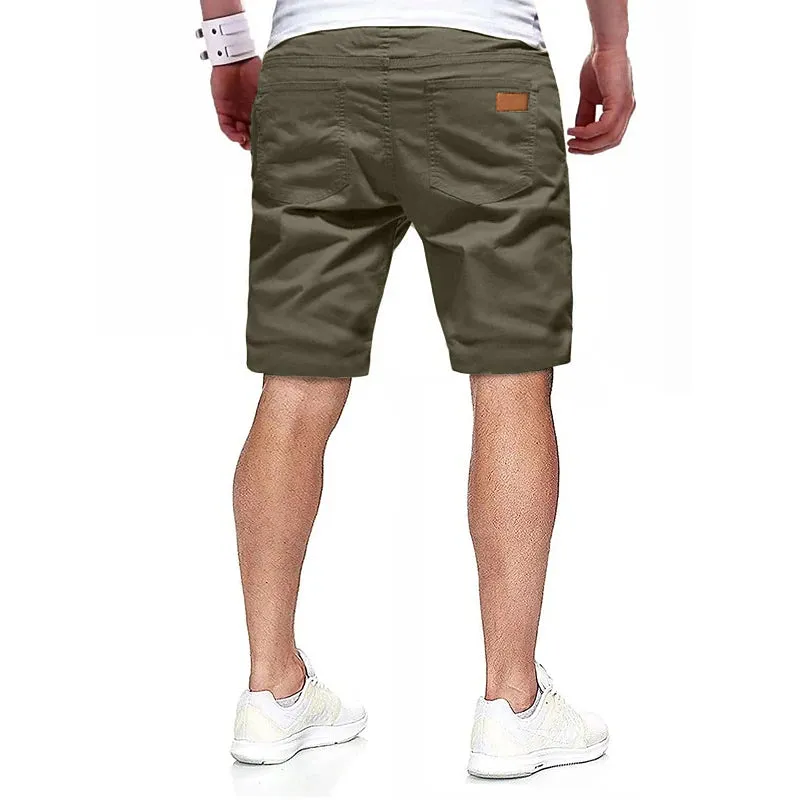 Adventure-ready Men's Outdoor Cargo Shorts in ArmyGreen Black