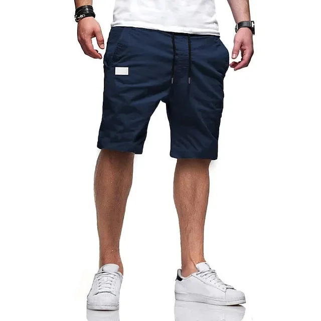 Adventure-ready Men's Outdoor Cargo Shorts in ArmyGreen Black