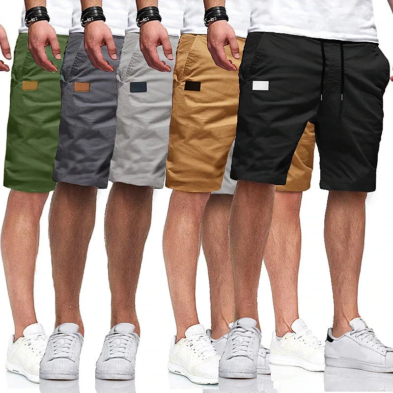Adventure-ready Men's Outdoor Cargo Shorts in ArmyGreen Black