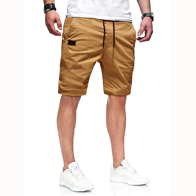 Adventure-ready Men's Outdoor Cargo Shorts in ArmyGreen Black
