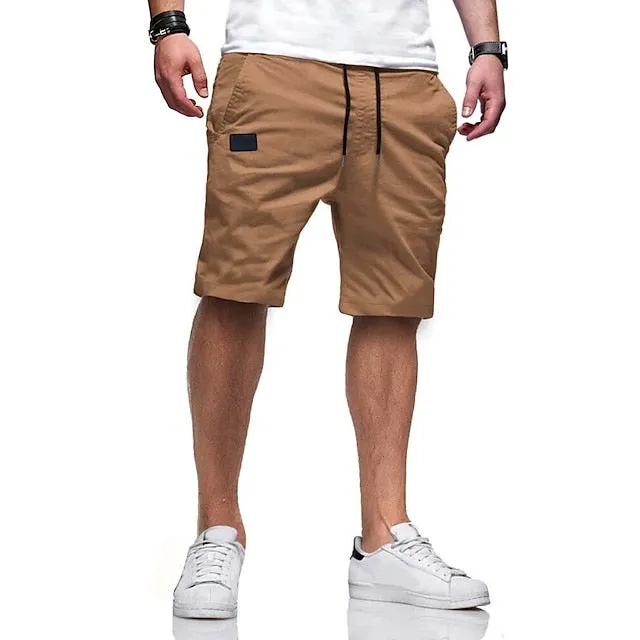 Adventure-ready Men's Outdoor Cargo Shorts in ArmyGreen Black