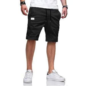 Adventure-ready Men's Outdoor Cargo Shorts in ArmyGreen Black