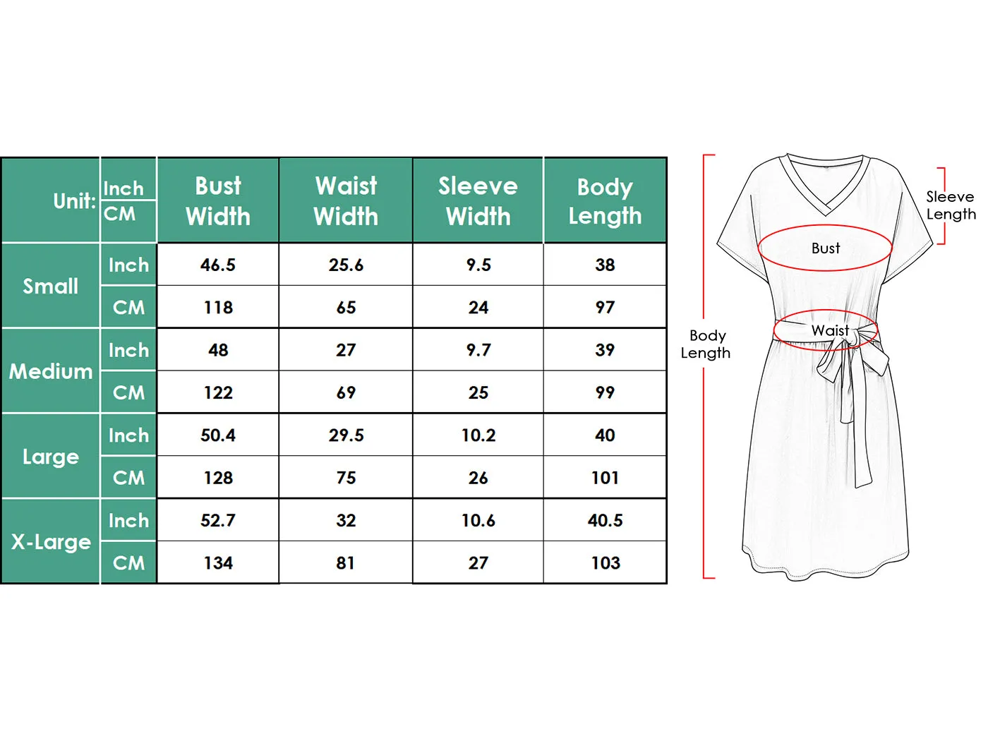 Anna-Kaci Women's Summer V-Neck Solid Short Sleeve T Shirt Dress Casual Tie Waist Skirt