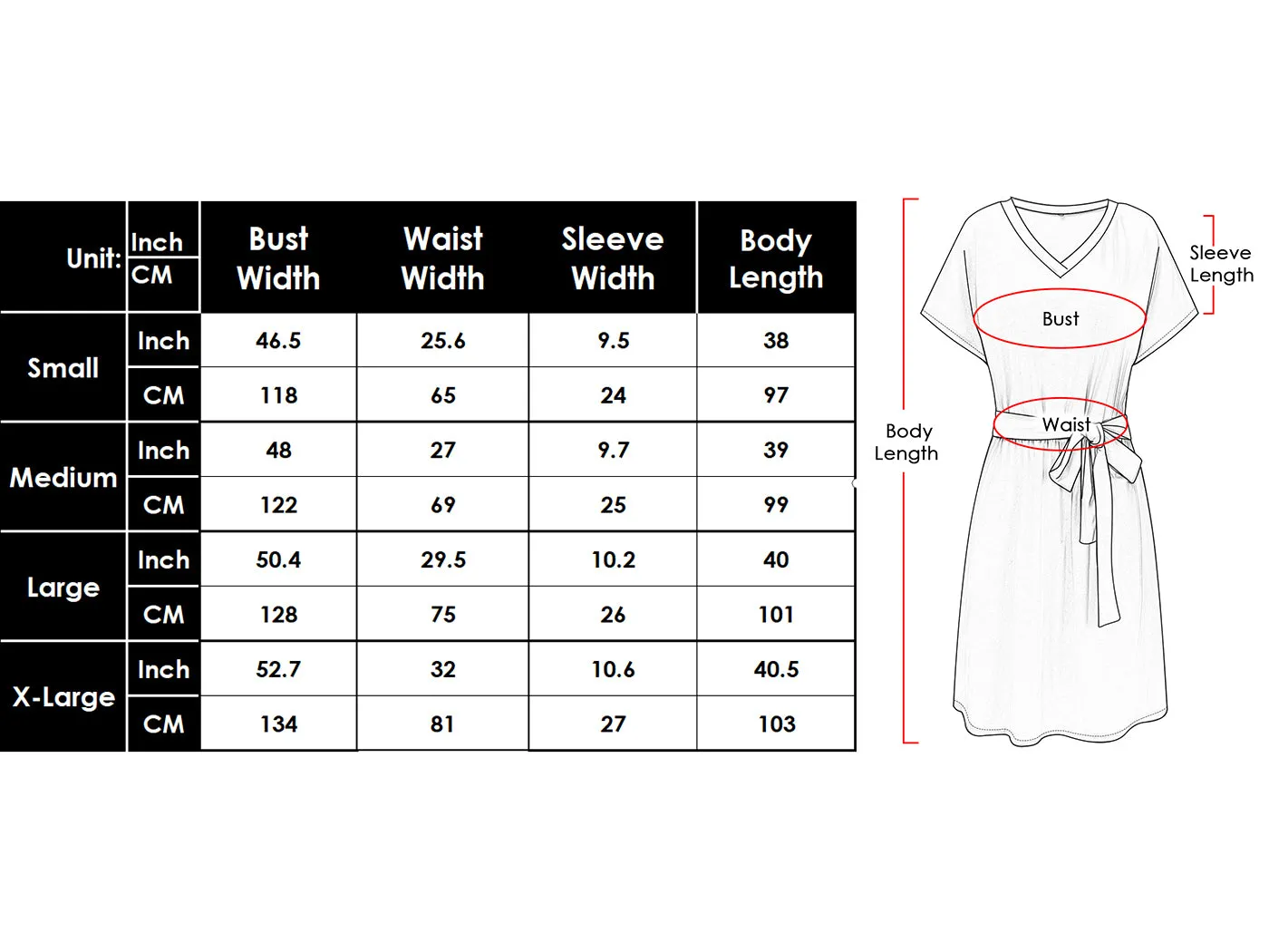 Anna-Kaci Women's Summer V-Neck Solid Short Sleeve T Shirt Dress Casual Tie Waist Skirt