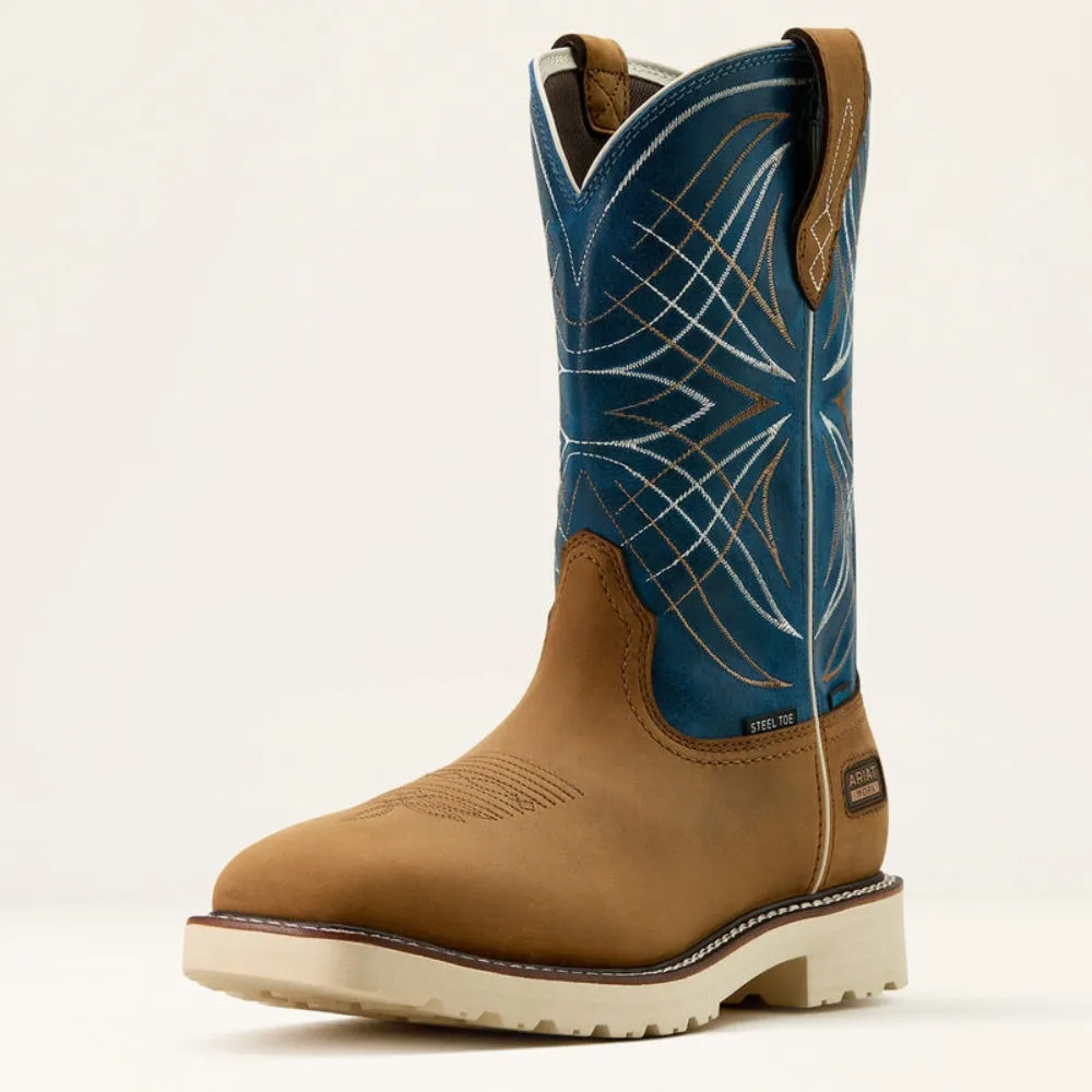 Ariat Mens Activator H2o Steel Toe Work Boots - 10060893