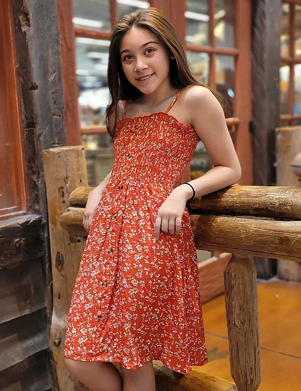 Arshiner Girl's Summer Sleeveless Casual Sundress