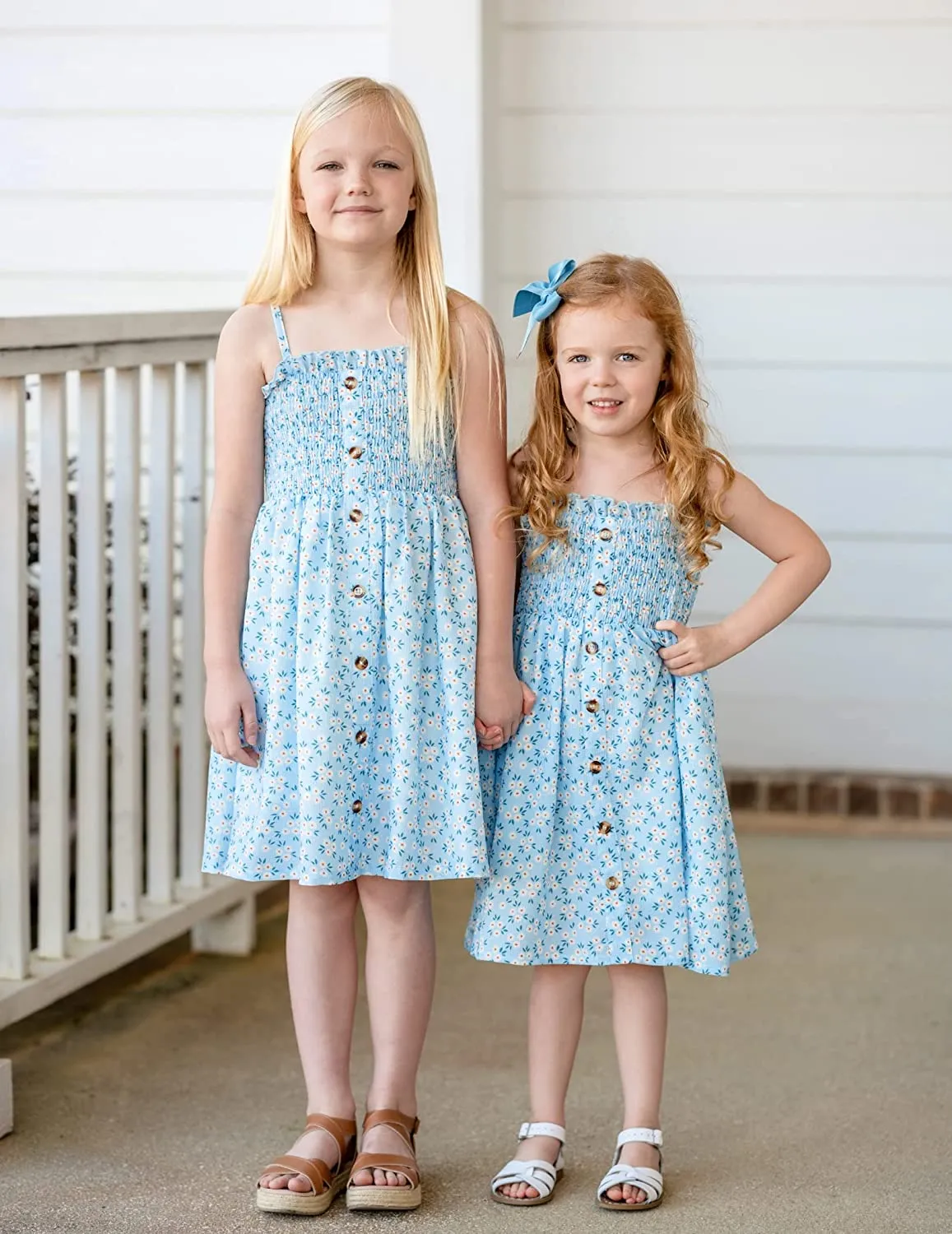 Arshiner Girl's Summer Sleeveless Casual Sundress