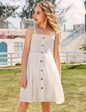 Arshiner Girl's Summer Sleeveless Casual Sundress