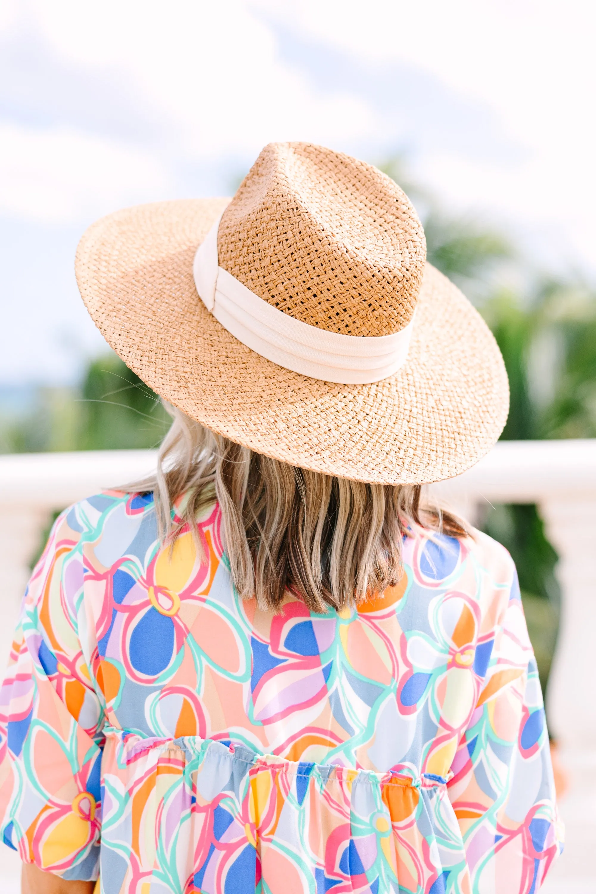 As It Happens Tan Brown Straw Hat