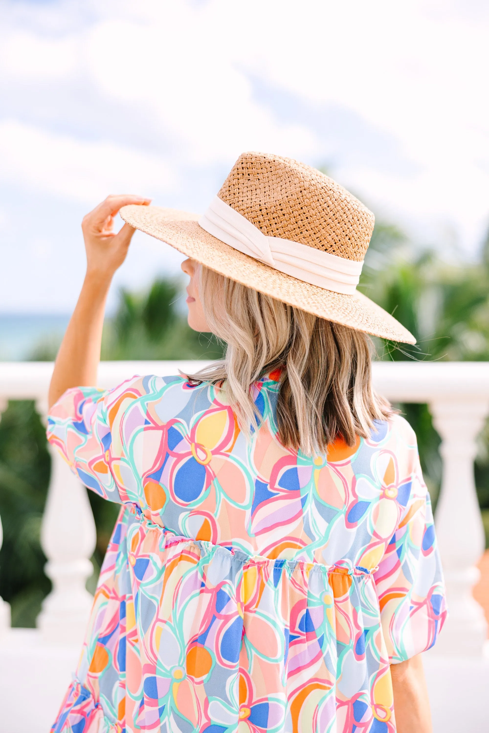 As It Happens Tan Brown Straw Hat