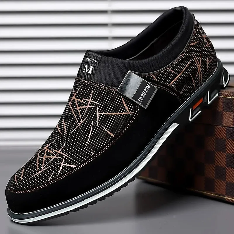 Avslappnade loafers för män