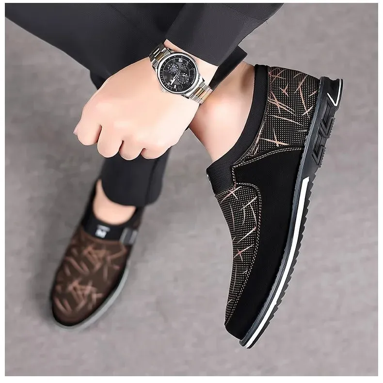 Avslappnade loafers för män