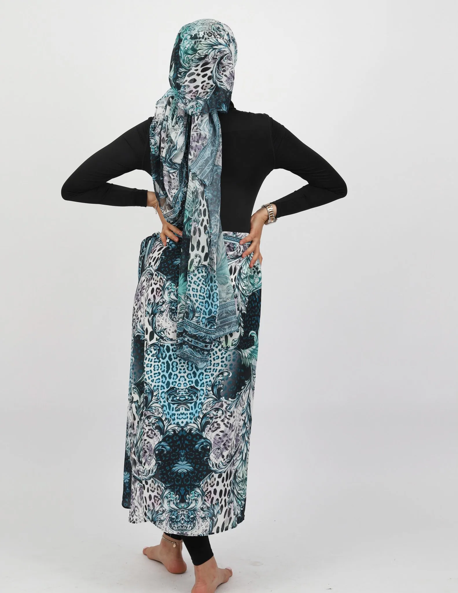Beaded Print Shawls
