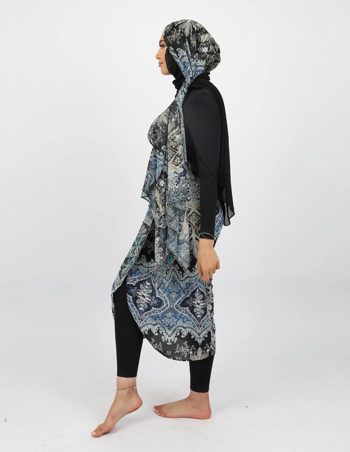 Beaded Print Shawls
