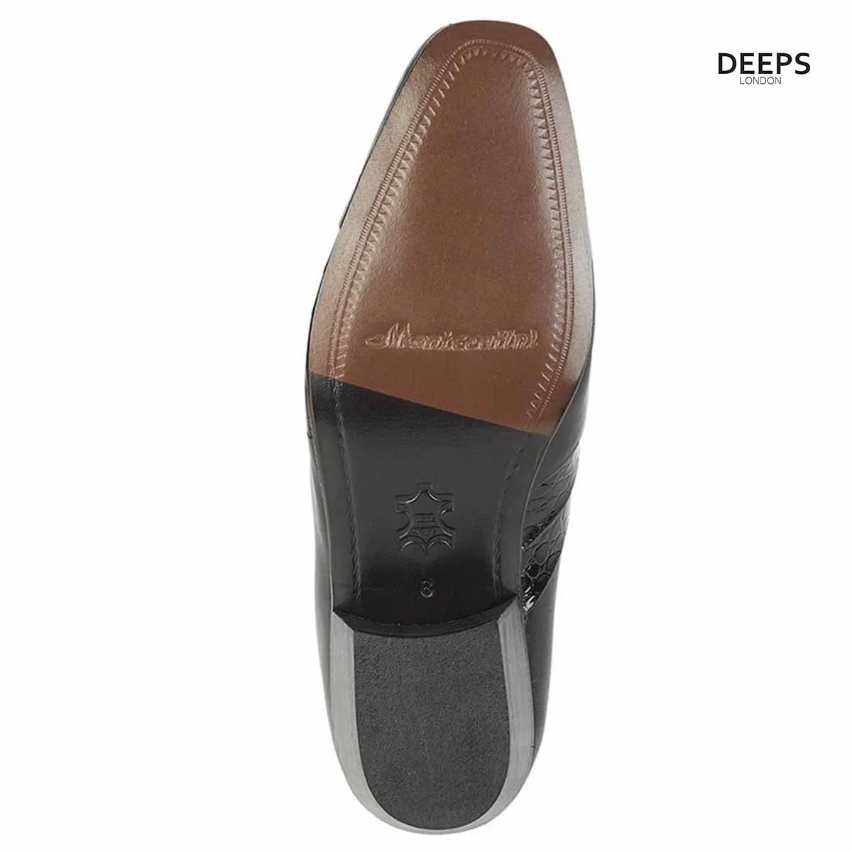 CANOR - MEN'S CUBAN HEEL FORMAL CASUAL PARTY WEDDING LEATHER SHOES BLACK