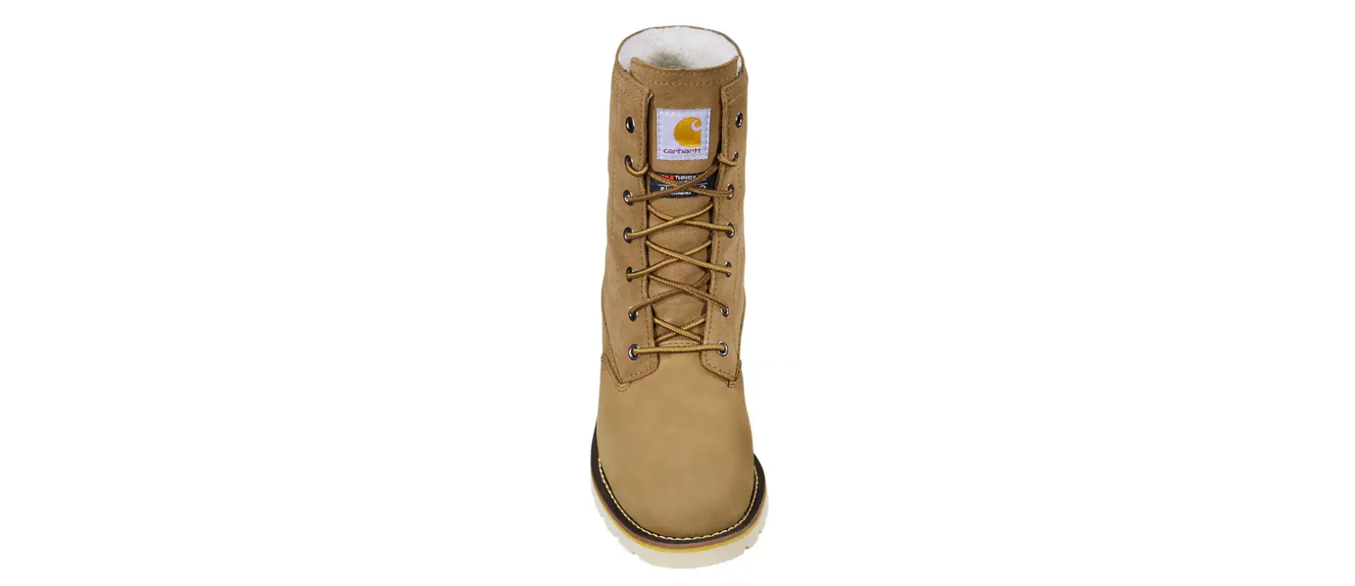 CARHARTT Women's Wedge Fold Down Winter Boot 8 Inch Waterproof Insulated Soft Toe FW8069-W