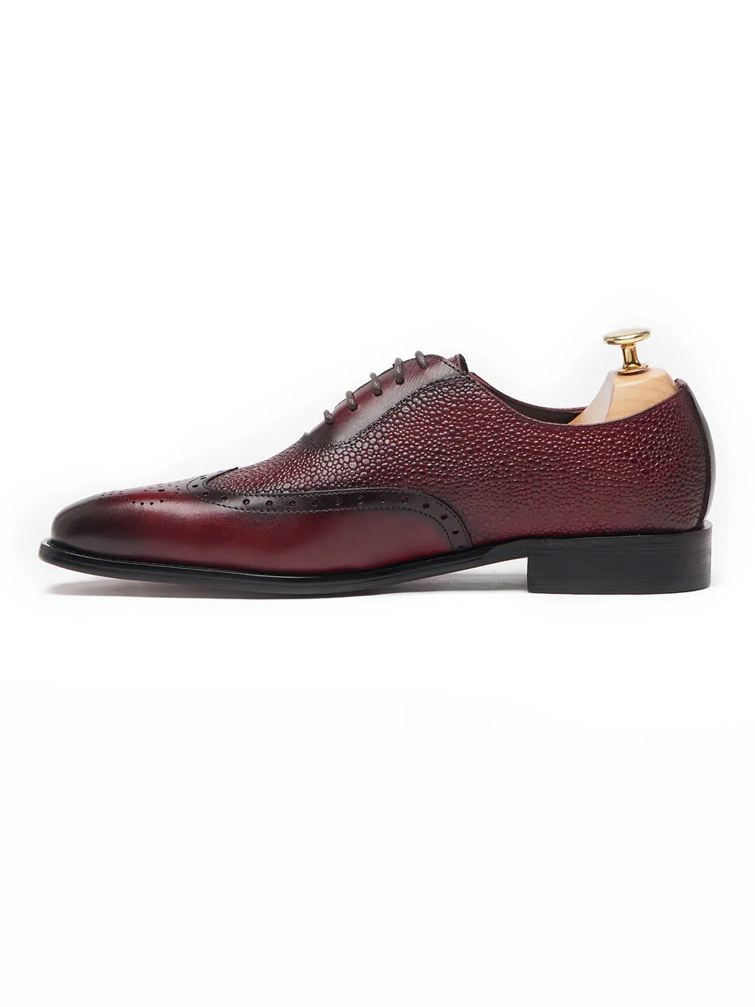 Carlos Pebble Burgundy