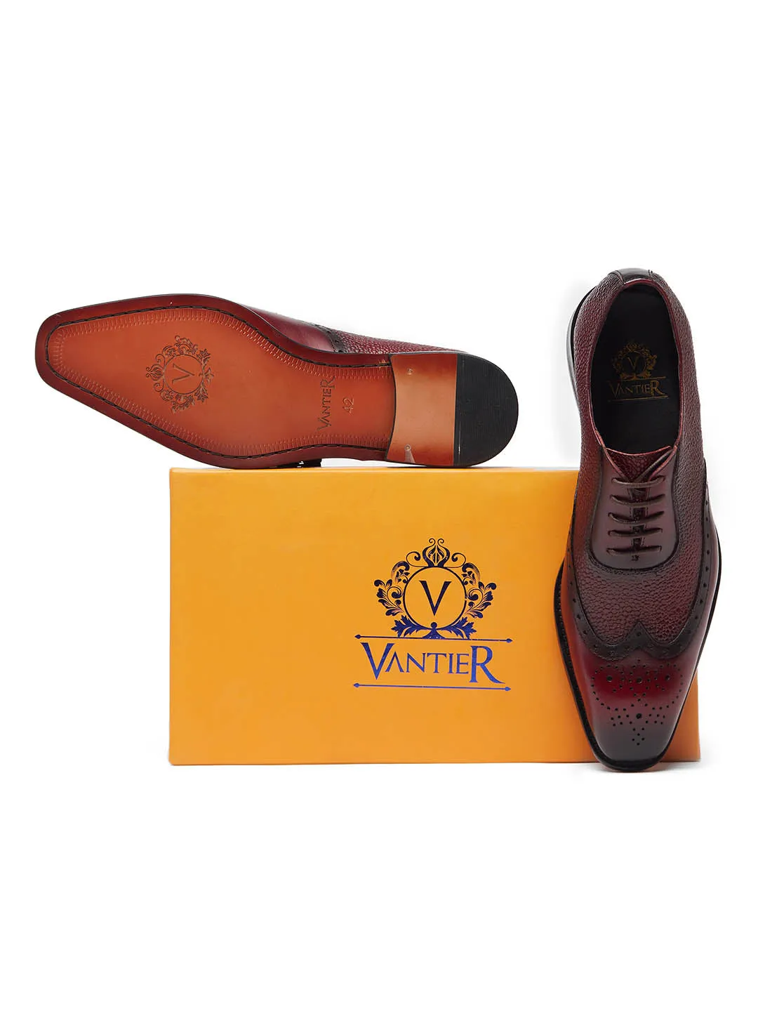 Carlos Pebble Burgundy