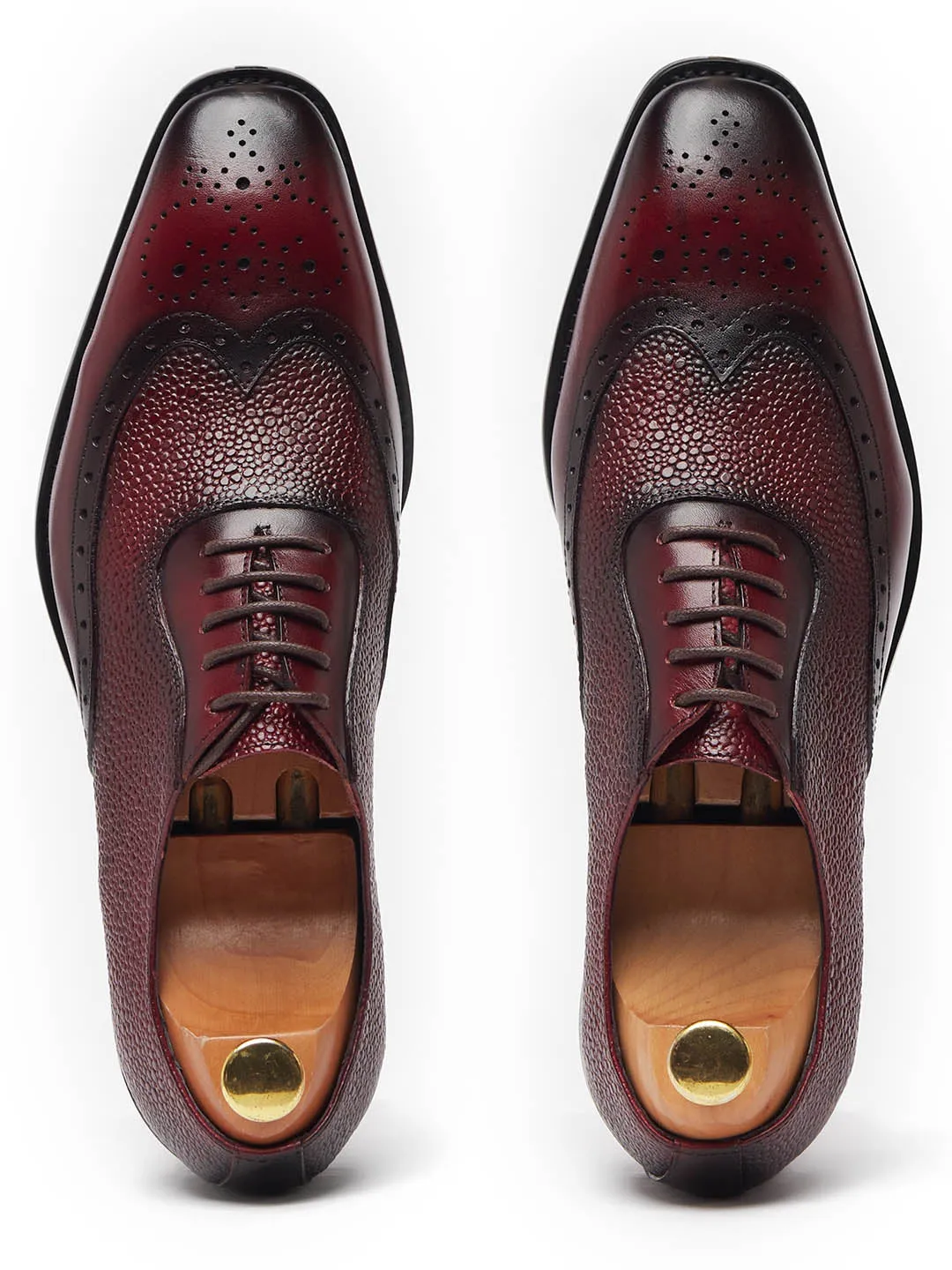 Carlos Pebble Burgundy