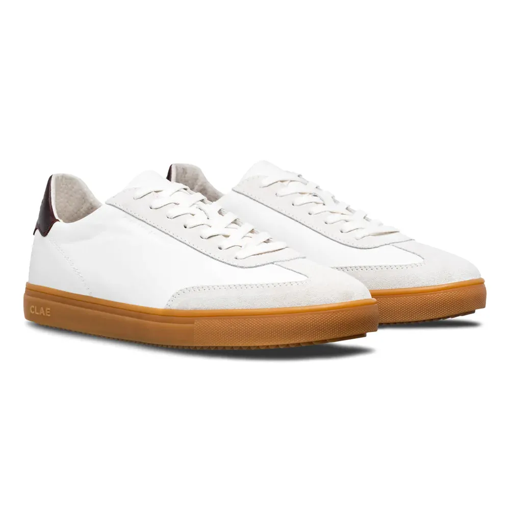 CLAE DEANE SNEAKERS - WHITE WALRUS BROWN LIGHT GUM