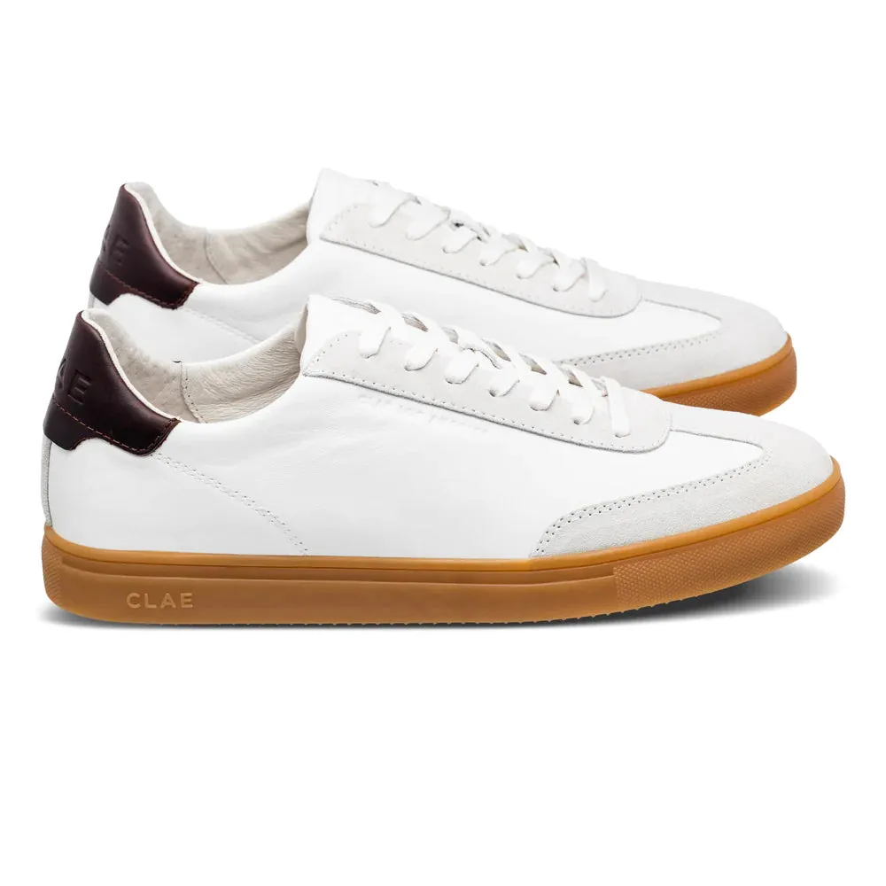 CLAE DEANE SNEAKERS - WHITE WALRUS BROWN LIGHT GUM