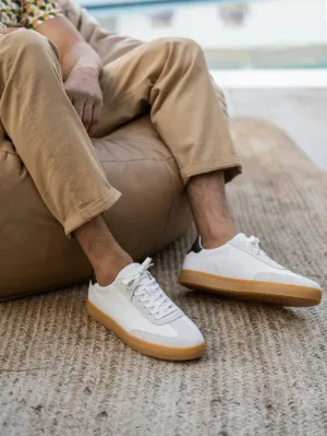 CLAE DEANE SNEAKERS - WHITE WALRUS BROWN LIGHT GUM