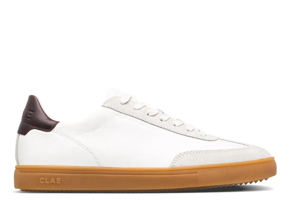 CLAE DEANE SNEAKERS - WHITE WALRUS BROWN LIGHT GUM