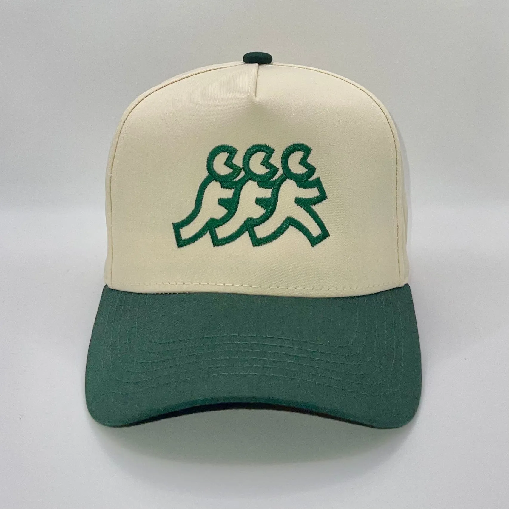 Classic Green Cream Snapback