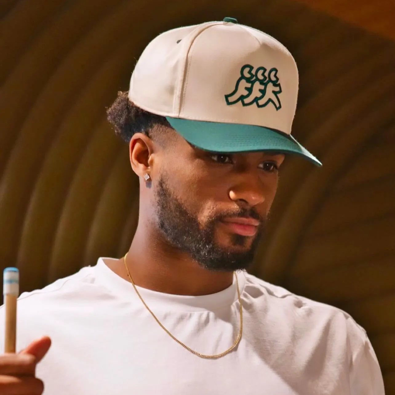 Classic Green Cream Snapback