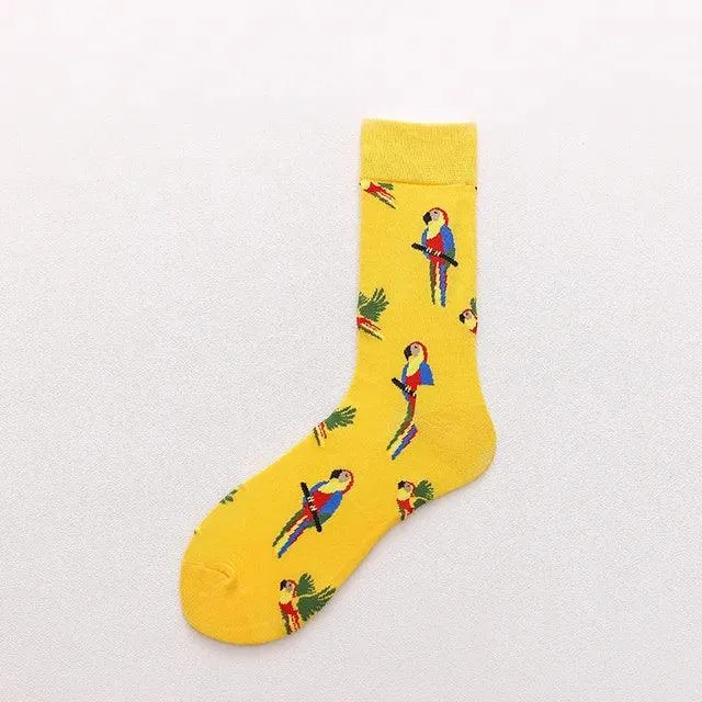 Colorful Tongue Graphic Skateboard Socks for Women - Stylish Fun Addition