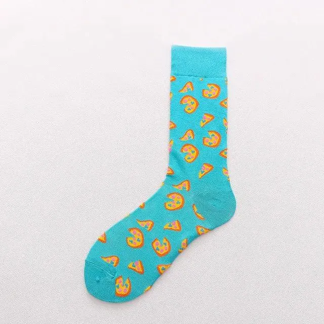 Colorful Tongue Graphic Skateboard Socks for Women - Stylish Fun Addition