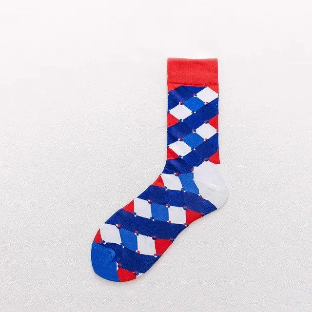Colorful Tongue Graphic Skateboard Socks for Women - Stylish Fun Addition