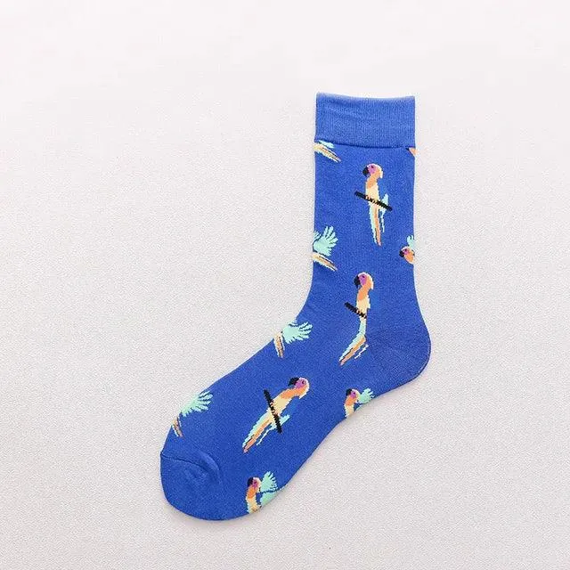 Colorful Tongue Graphic Skateboard Socks for Women - Stylish Fun Addition