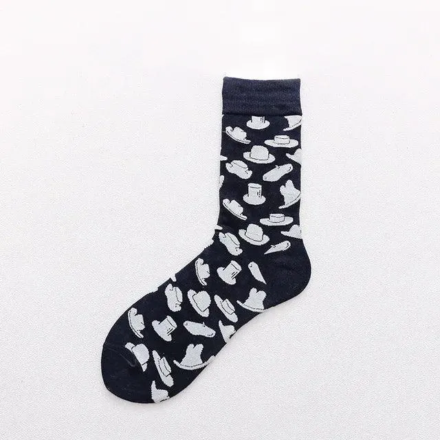 Colorful Tongue Graphic Skateboard Socks for Women - Stylish Fun Addition