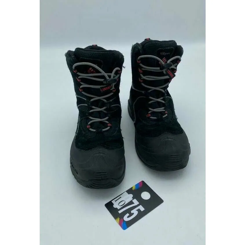 Columbia Snow Boots Kids Waterproof Bugaboot Black Youth Winter 100 grams Size 5