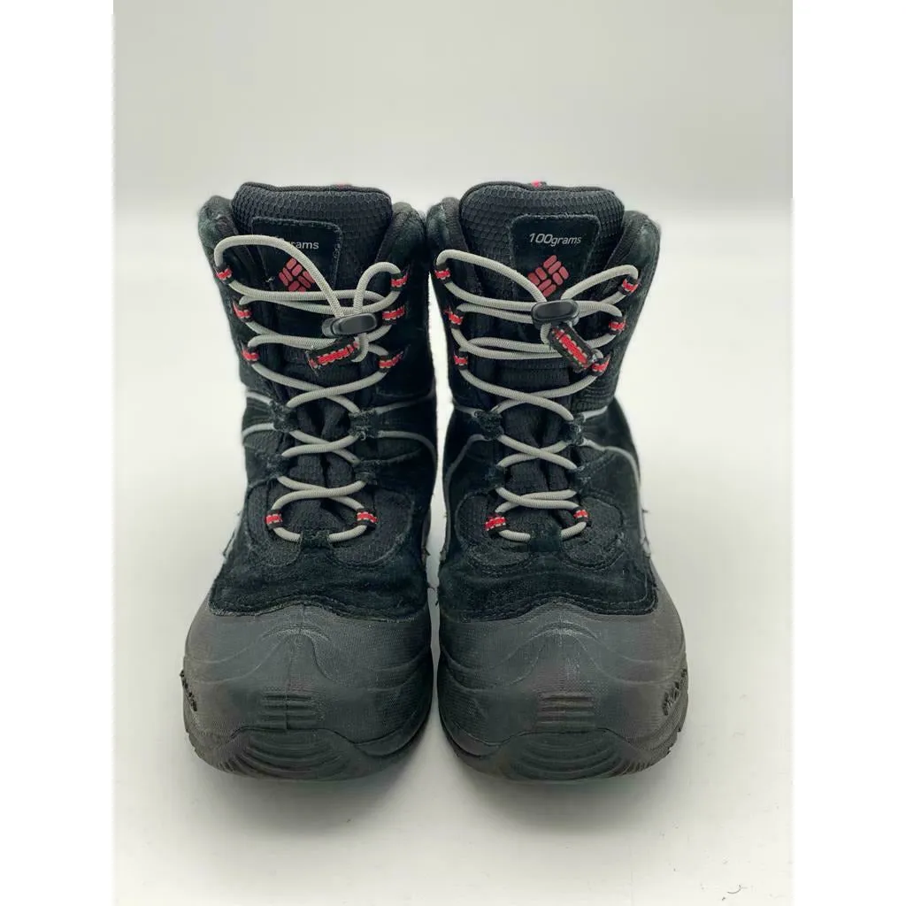 Columbia Snow Boots Kids Waterproof Bugaboot Black Youth Winter 100 grams Size 5
