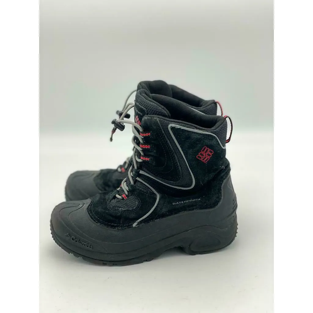 Columbia Snow Boots Kids Waterproof Bugaboot Black Youth Winter 100 grams Size 5