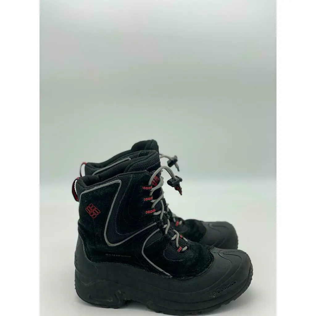 Columbia Snow Boots Kids Waterproof Bugaboot Black Youth Winter 100 grams Size 5