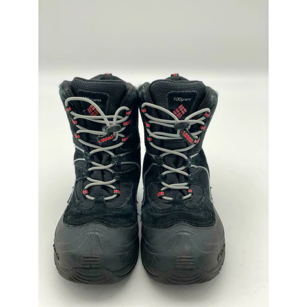 Columbia Snow Boots Kids Waterproof Bugaboot Black Youth Winter 100 grams Size 5