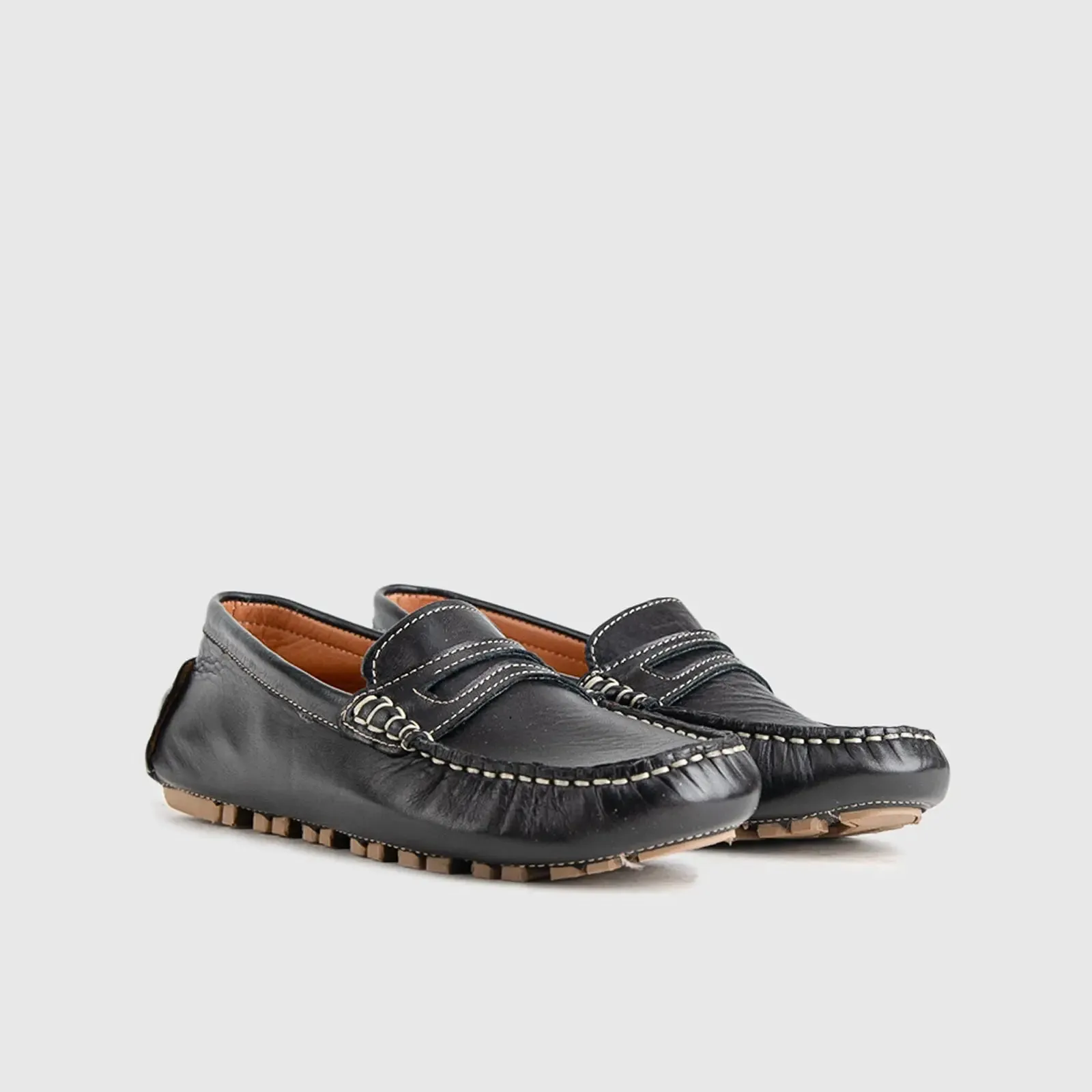 Comfort Leather Casuals 6950 Black