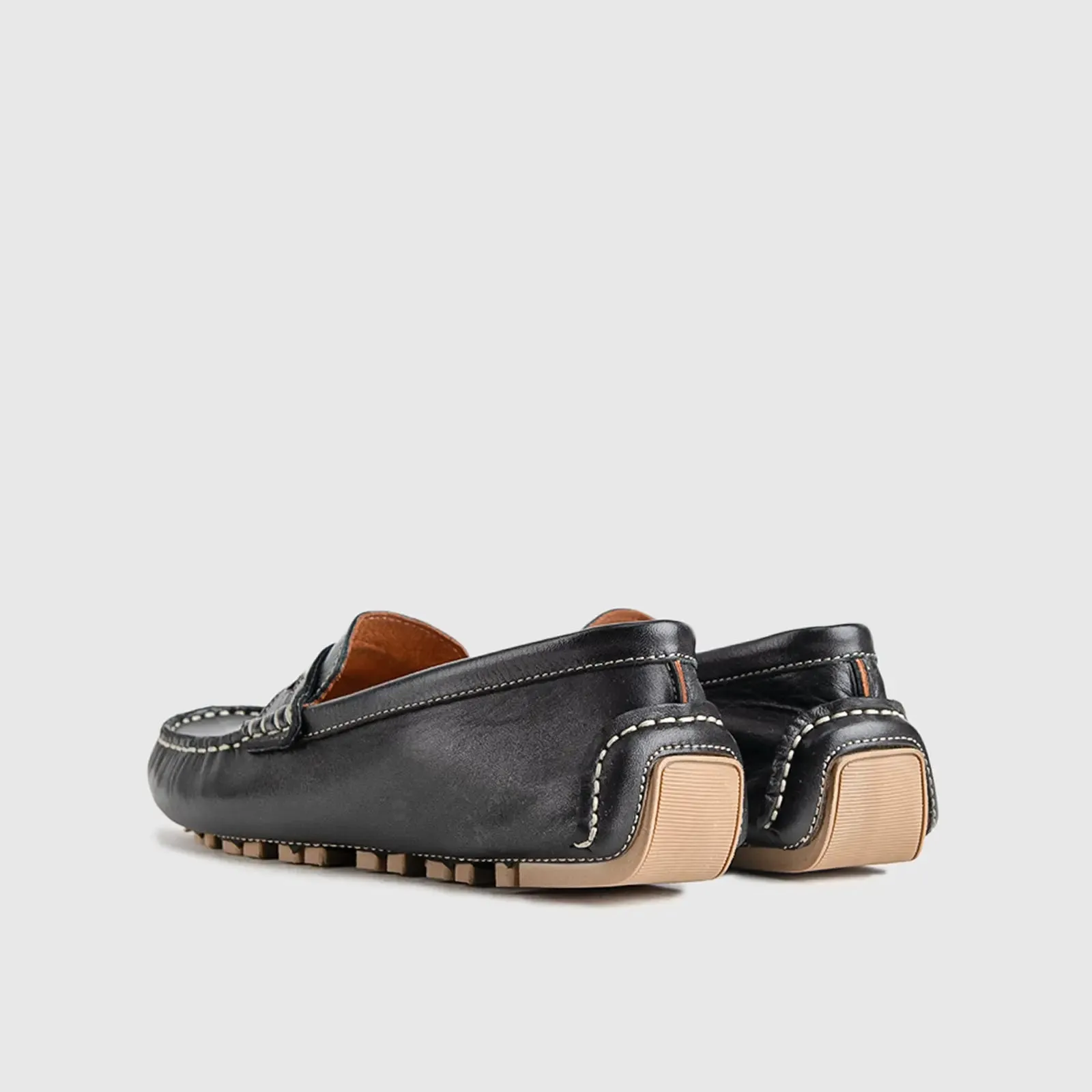 Comfort Leather Casuals 6950 Black
