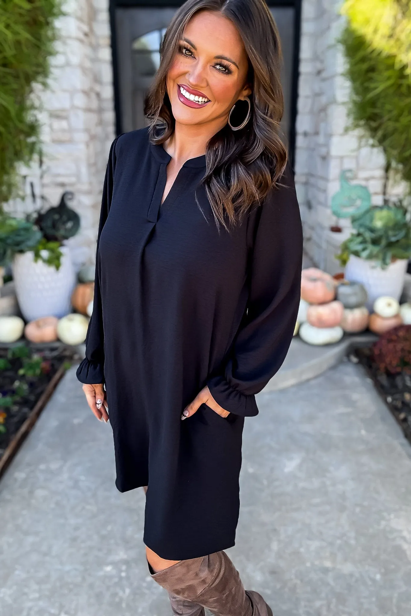 Confidence To Spare Black Dress